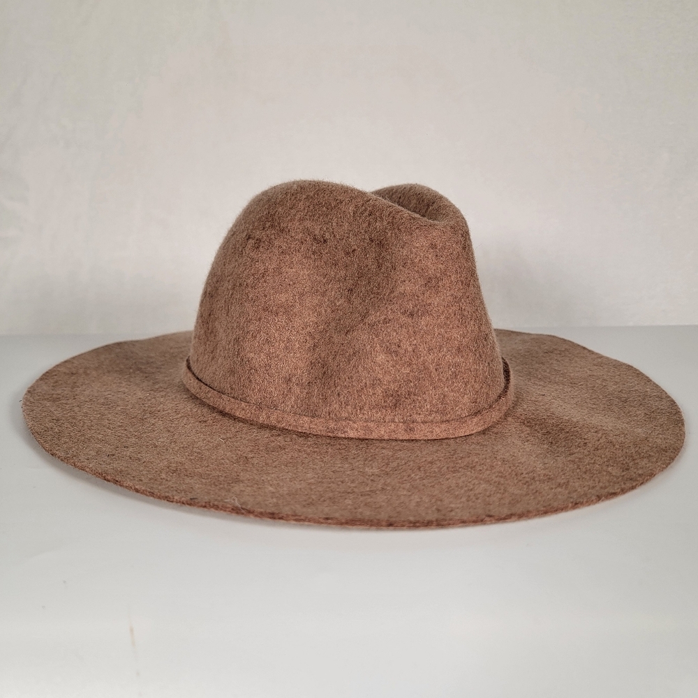 J. Crew Factory Women's Wool Fedora Hat in Camel, Size S-M